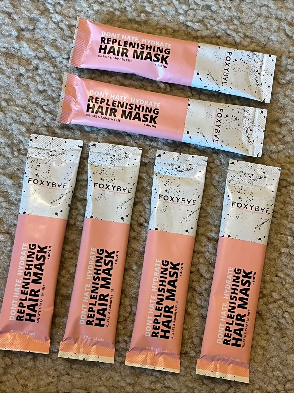 FOXYBYE Replenishing Hair Mask Sachets - 6